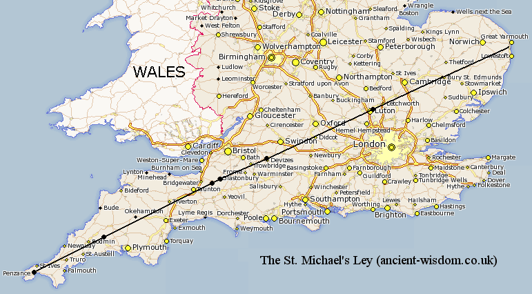 Ley Lines Map Uk | Campus Map